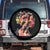 International Women's Day Spare Tire Cover Justice Strength Empowerment Feminist TS11 No hole Black Print Your Wear