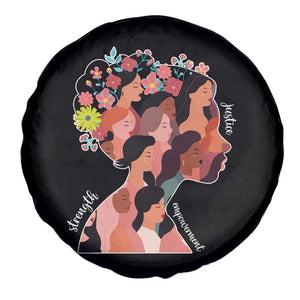 International Women's Day Spare Tire Cover Justice Strength Empowerment Feminist TS11 Print Your Wear