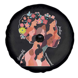 International Women's Day Spare Tire Cover Justice Strength Empowerment Feminist TS11 Print Your Wear