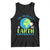 Funny The Rotation Of The Earth Always Makes My Day Tank Top Climate Change Earth Day Moon TS11 Black Print Your Wear