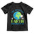 Funny The Rotation Of The Earth Always Makes My Day Toddler T Shirt Climate Change Earth Day Moon TS11 Black Print Your Wear