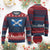 Alba Gu Brath Knit Sweatshirt Vintage Scottish Scotland Flag Saltire TS11 Burgundy Print Your Wear
