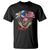 Scottish American Heritage Month T Shirt Bagpipe Vintage Scottish American Flag Thistle TS11 Black Print Your Wear