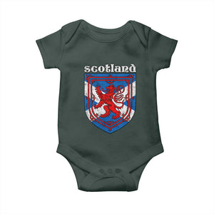 Scottish Pride Baby Onesie Scottish Rampant Lion Flag Scotland Coat of Arms TS11 Print Your Wear