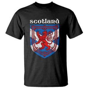 Scottish Pride T Shirt Scottish Rampant Lion Flag Scotland Coat of Arms TS11 Black Print Your Wear