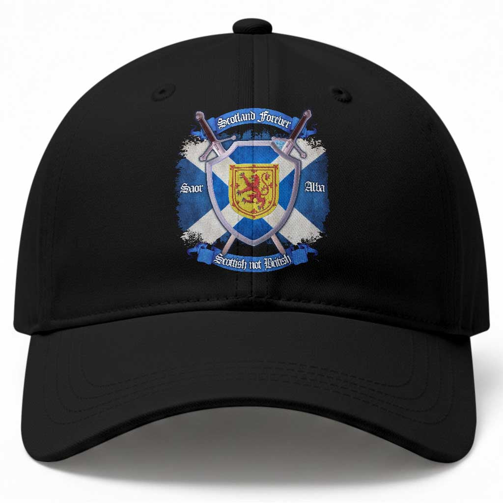Scotland Forever Saor Alba Scottish Not British Baseball Cap Scottish Pride TS11 Print Your Wear