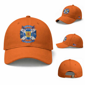 Scotland Forever Saor Alba Scottish Not British Baseball Cap Scottish Pride TS11 Baseball Cap Universal Fit Orange Print Your Wear