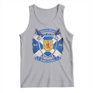Scotland Forever Saor Alba Scottish Not British Tank Top Scottish Pride TS11 Athletic Heather Print Your Wear