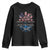 American Grown With Scottish Roots Youth Sweatshirt Scottish American Heritage Thistle Flower TS11 Black Print Your Wear