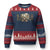 Military Army Mom Floral Combat Shoes Ugly Christmas Sweater - Print Your Wear
