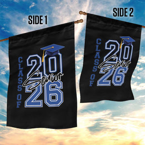 Class of 2026 Senior Garden Flag School Graduation 26 TS11 Print Your Wear