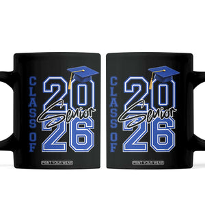 Class of 2026 Senior Coffee Mug School Graduation 26 TS11 Black Print Your Wear