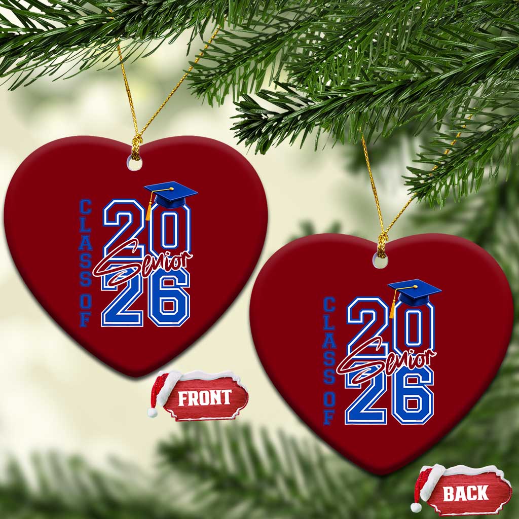 Class of 2026 Senior Ceramic Ornament School Graduation 26 TS11 Print Your Wear
