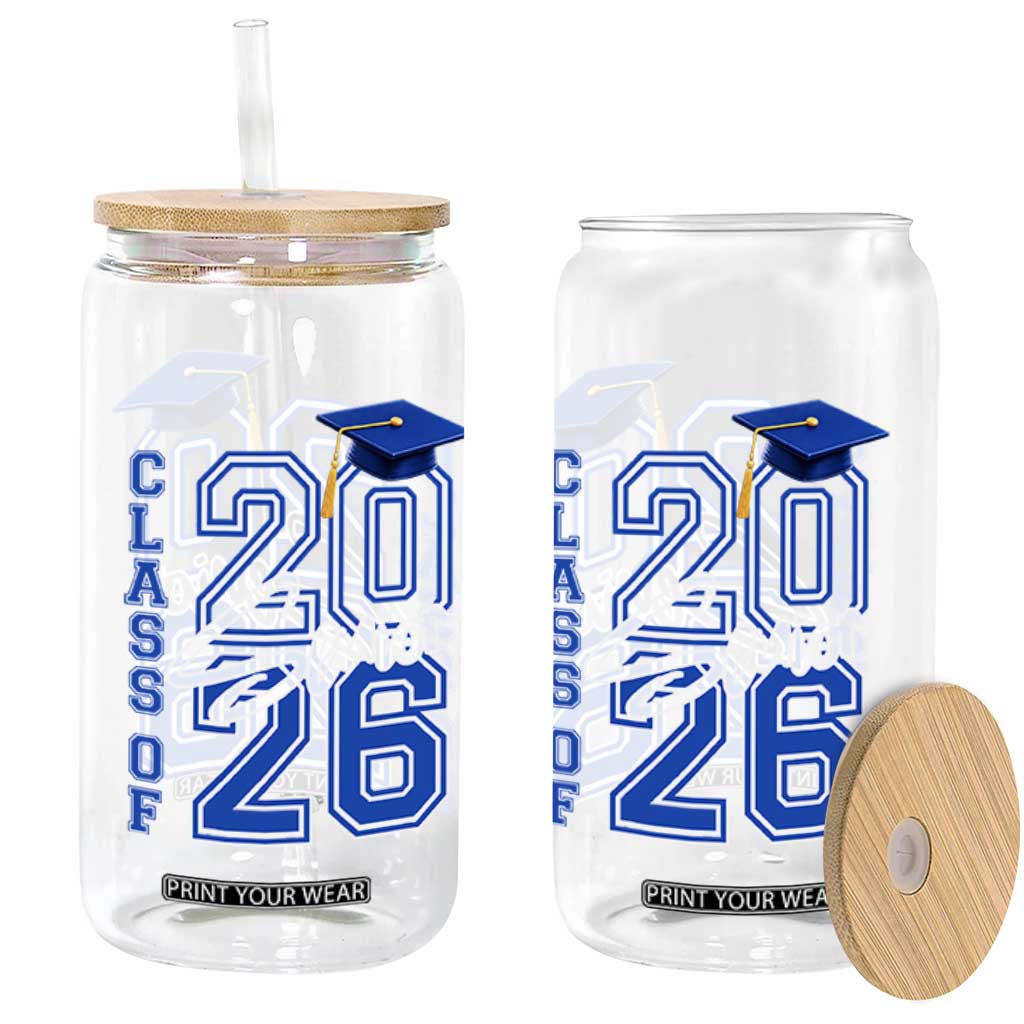 Class of 2026 Senior Glass Can School Graduation 26 TS11 Print Your Wear