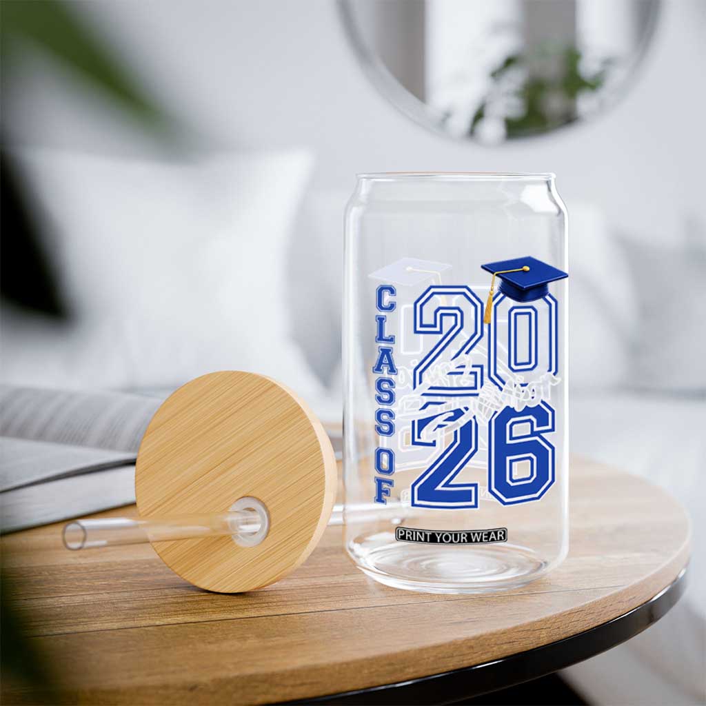 Class of 2026 Senior Glass Can School Graduation 26 TS11 Print Your Wear