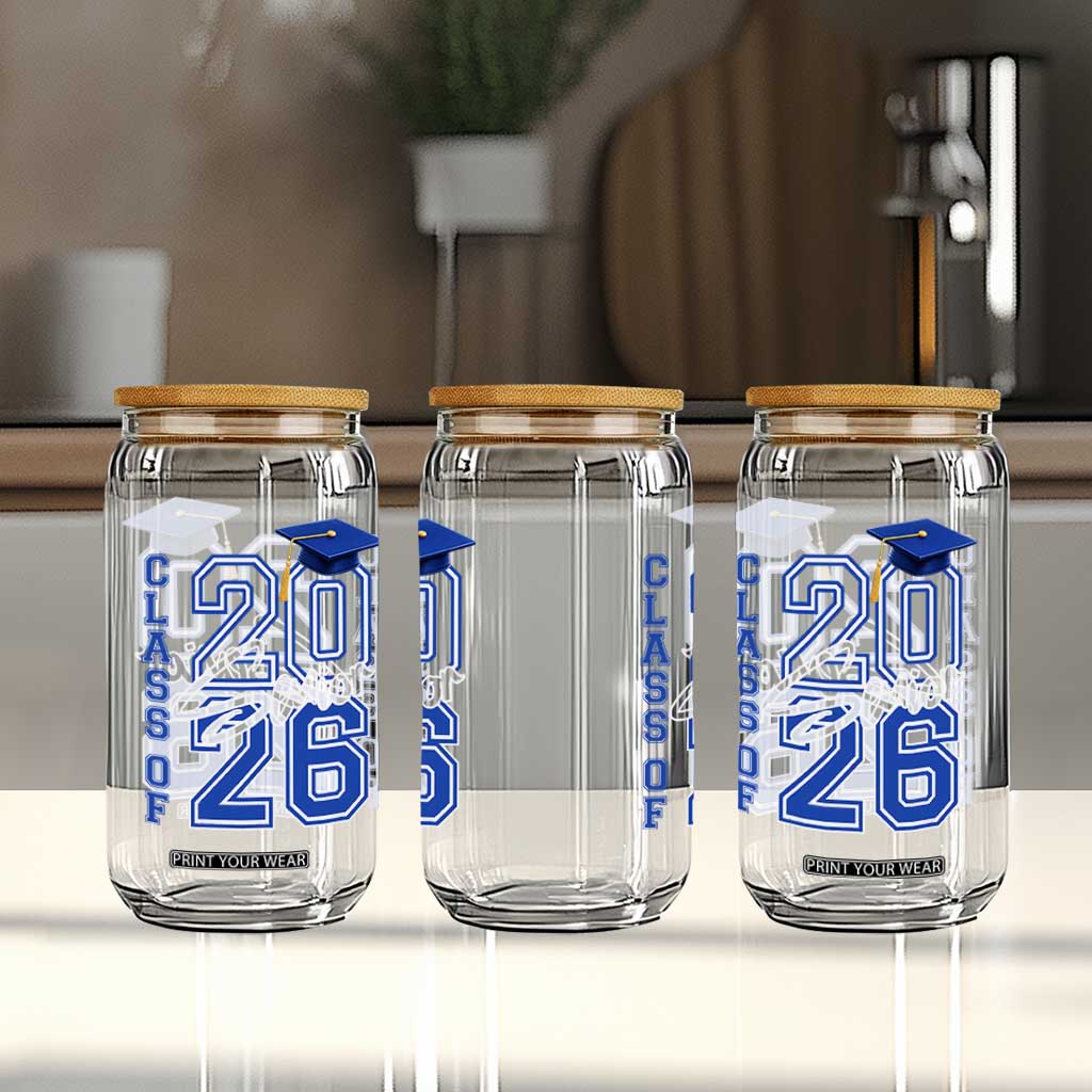 Class of 2026 Senior Glass Can School Graduation 26 TS11 Print Your Wear