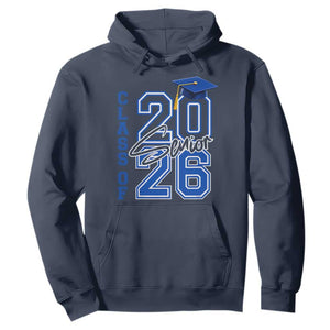Class of 2026 Senior Hoodie School Graduation 26 TS11 Navy Print Your Wear