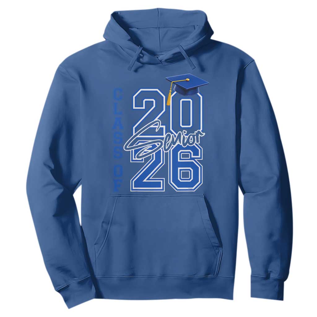 Class of 2026 Senior Hoodie School Graduation 26 TS11 Royal Blue Print Your Wear