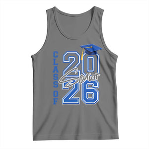 Class of 2026 Senior Tank Top School Graduation 26 TS11 Black Heather Print Your Wear
