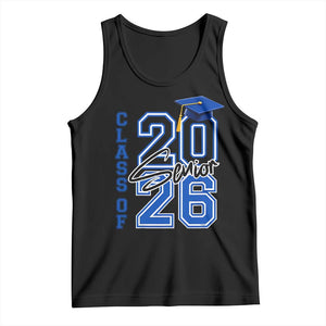 Class of 2026 Senior Tank Top School Graduation 26 TS11 Black Print Your Wear