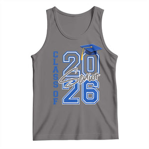 Class of 2026 Senior Tank Top School Graduation 26 TS11 Deep Heather Print Your Wear