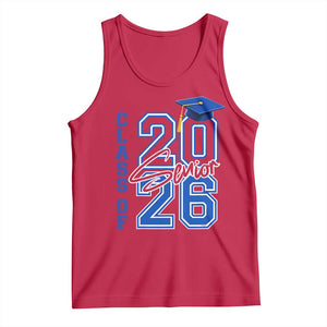 Class of 2026 Senior Tank Top School Graduation 26 TS11 Red Print Your Wear