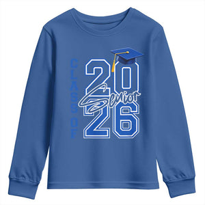 Class of 2026 Senior Youth Sweatshirt School Graduation 26 TS11 Royal Blue Print Your Wear