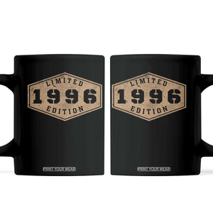 30th Birthday Coffee Mug 1996 Limited Edition Gifts For Turning 30 TS11 Black Print Your Wear