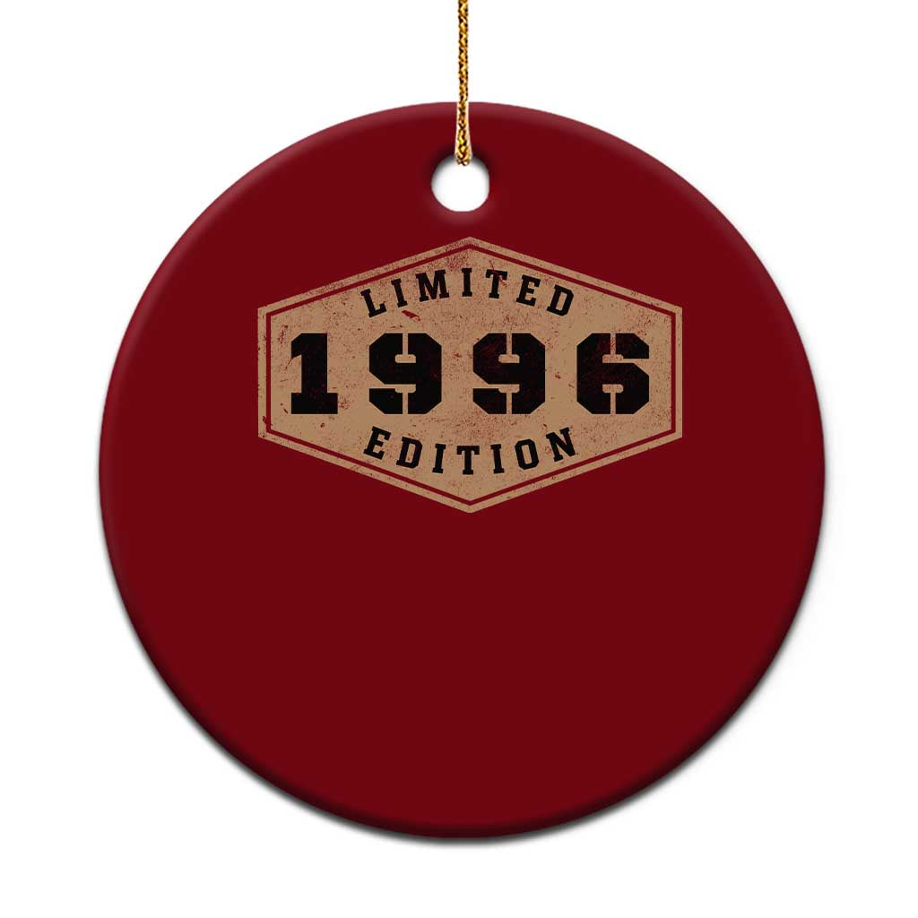 30th Birthday Ceramic Ornament 1996 Limited Edition Gifts For Turning 30 TS11 1pc Red Print Your Wear