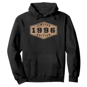 30th Birthday Hoodie 1996 Limited Edition Gifts For Turning 30 TS11 Black Print Your Wear