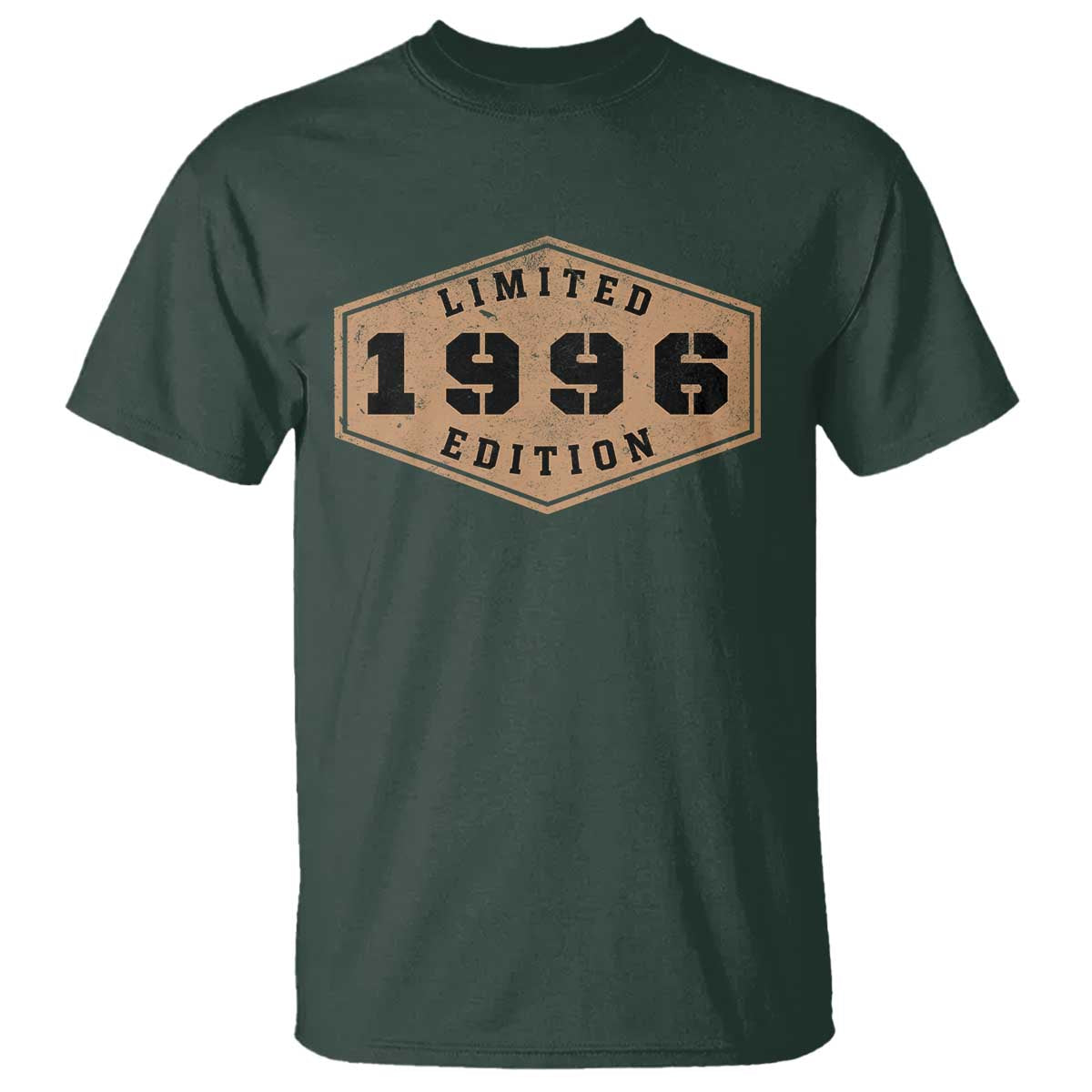30th Birthday T Shirt 1996 Limited Edition Gifts For Turning 30 TS11 Dark Forest Green Print Your Wear