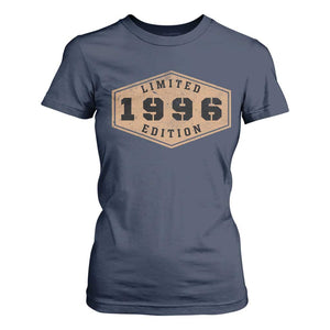 30th Birthday T Shirt For Women 1996 Limited Edition Gifts For Turning 30 TS11 Navy Print Your Wear