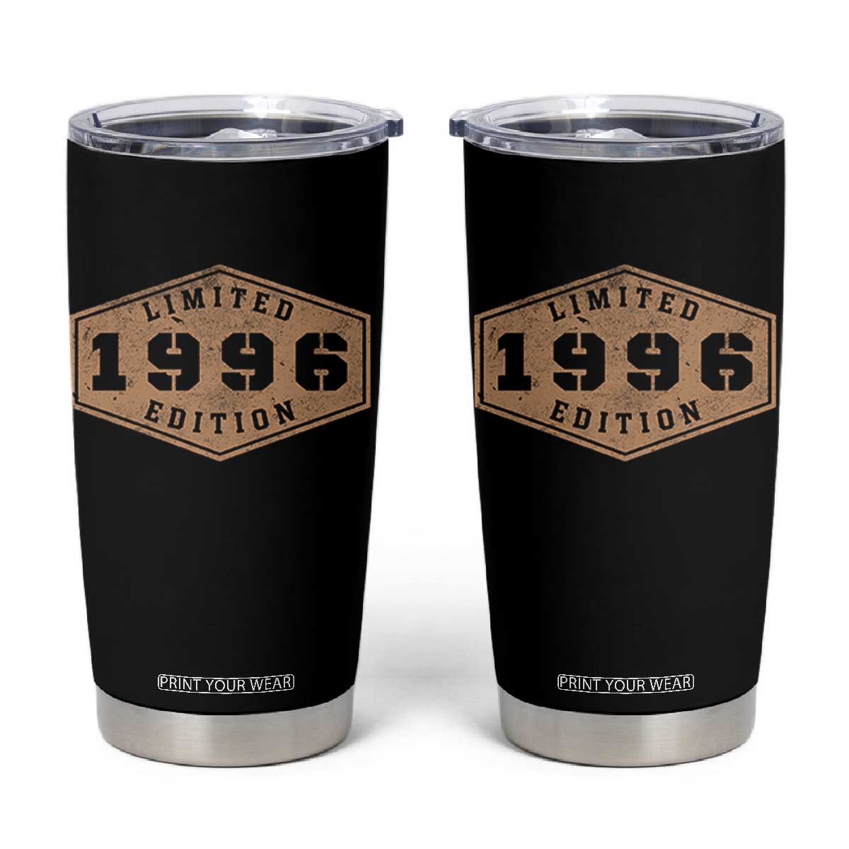 30th Birthday Tumbler Cup 1996 Limited Edition Gifts For Turning 30 TS11 Black Print Your Wear
