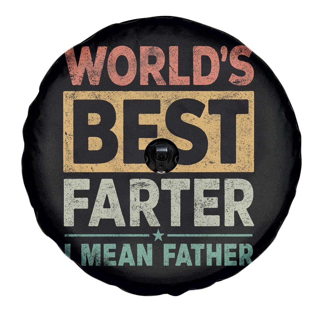 Worlds Best Farter I Mean Father Spare Tire Cover Funny Farted Dad Father's Day TS11 Print Your Wear
