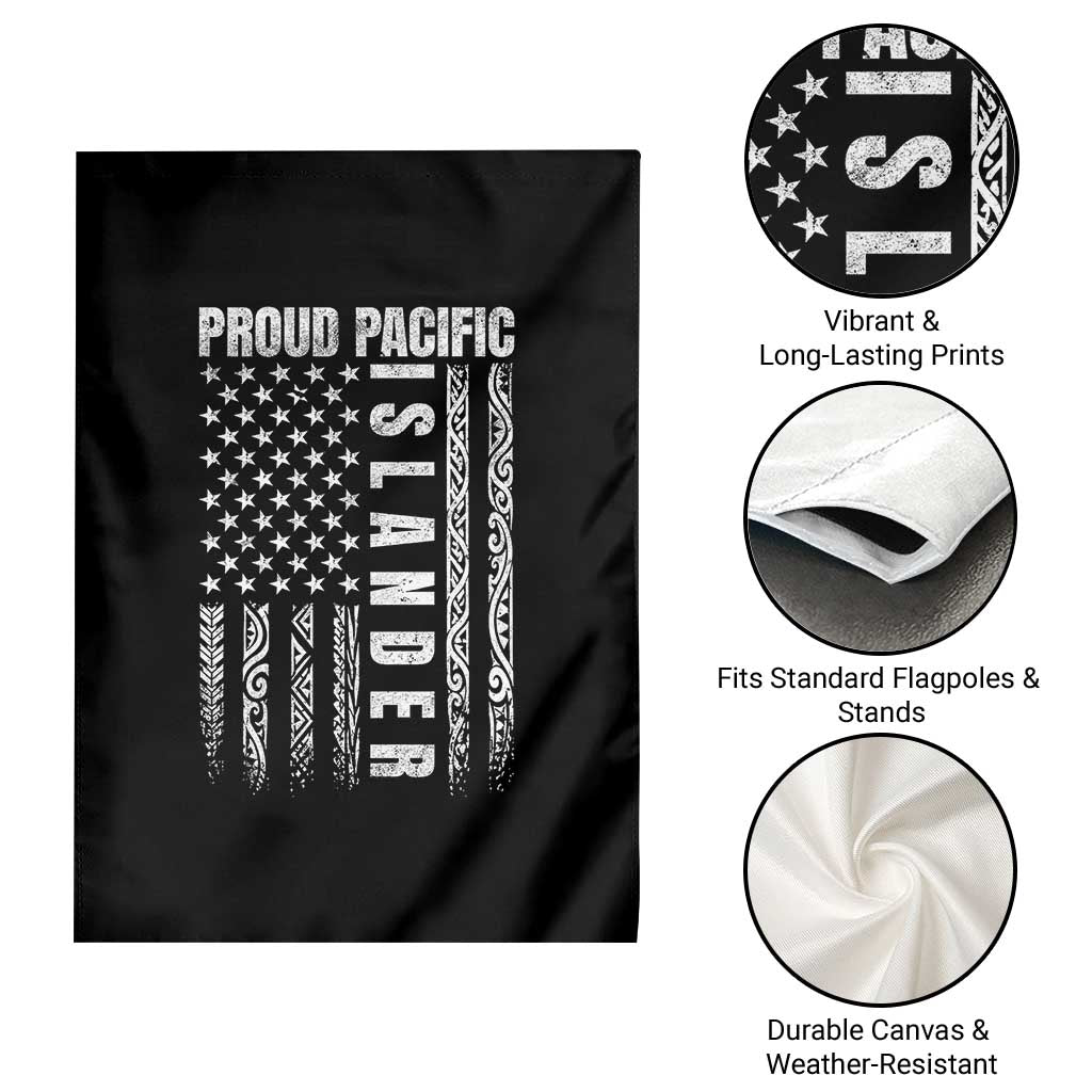 Proud Pacific Islander Garden Flag AAPI Heritage Month Polynesian Tribal American Flag TS11 Print Your Wear