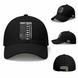 Proud Pacific Islander Baseball Cap AAPI Heritage Month Polynesian Tribal American Flag TS11 Baseball Cap Universal Fit Black Print Your Wear