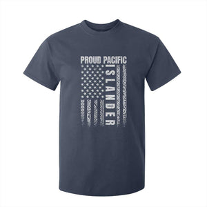 Proud Pacific Islander T Shirt For Kid AAPI Heritage Month Polynesian Tribal American Flag TS11 Navy Print Your Wear