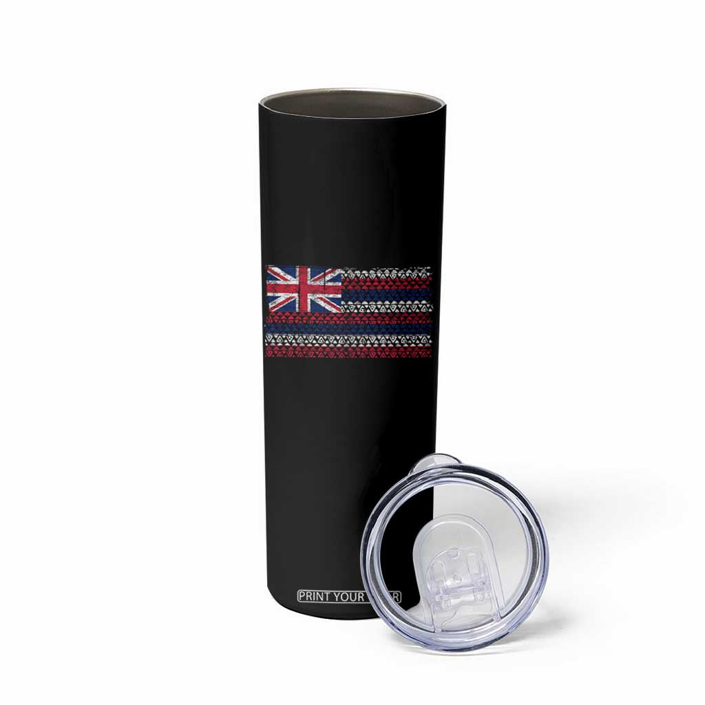 Hawaiian Tribal Flag State of Hawaii Skinny Tumbler TS11 Print Your Wear