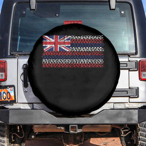 Hawaiian Tribal Flag State of Hawaii Spare Tire Cover TS11 No hole Black Print Your Wear