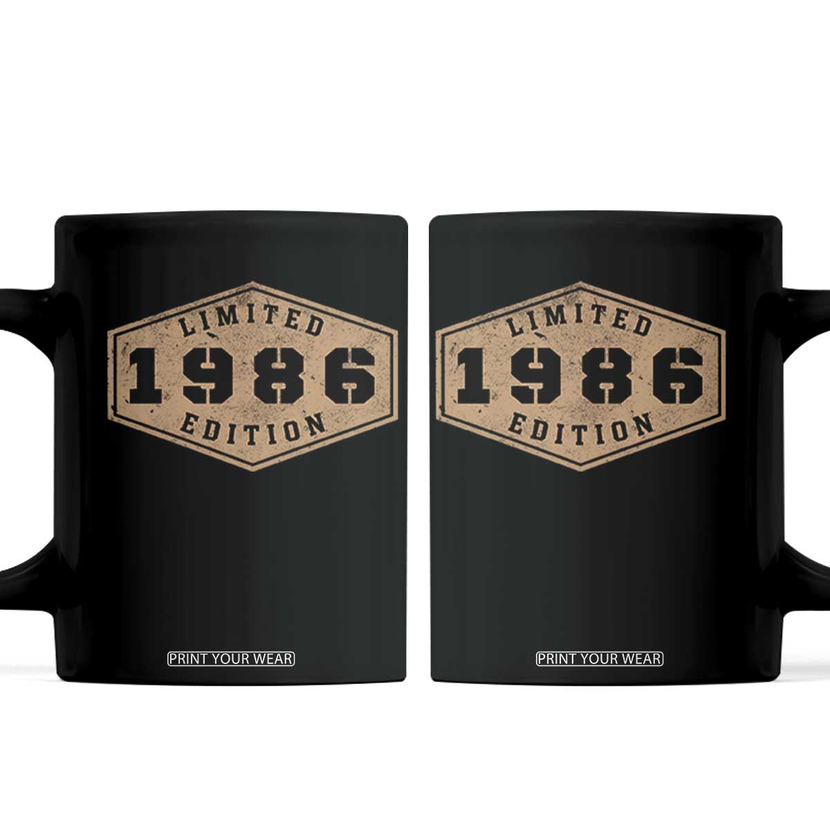 40th Birthday Coffee Mug 1986 Limited Edition Gifts For Turning 40 TS11 Black Print Your Wear