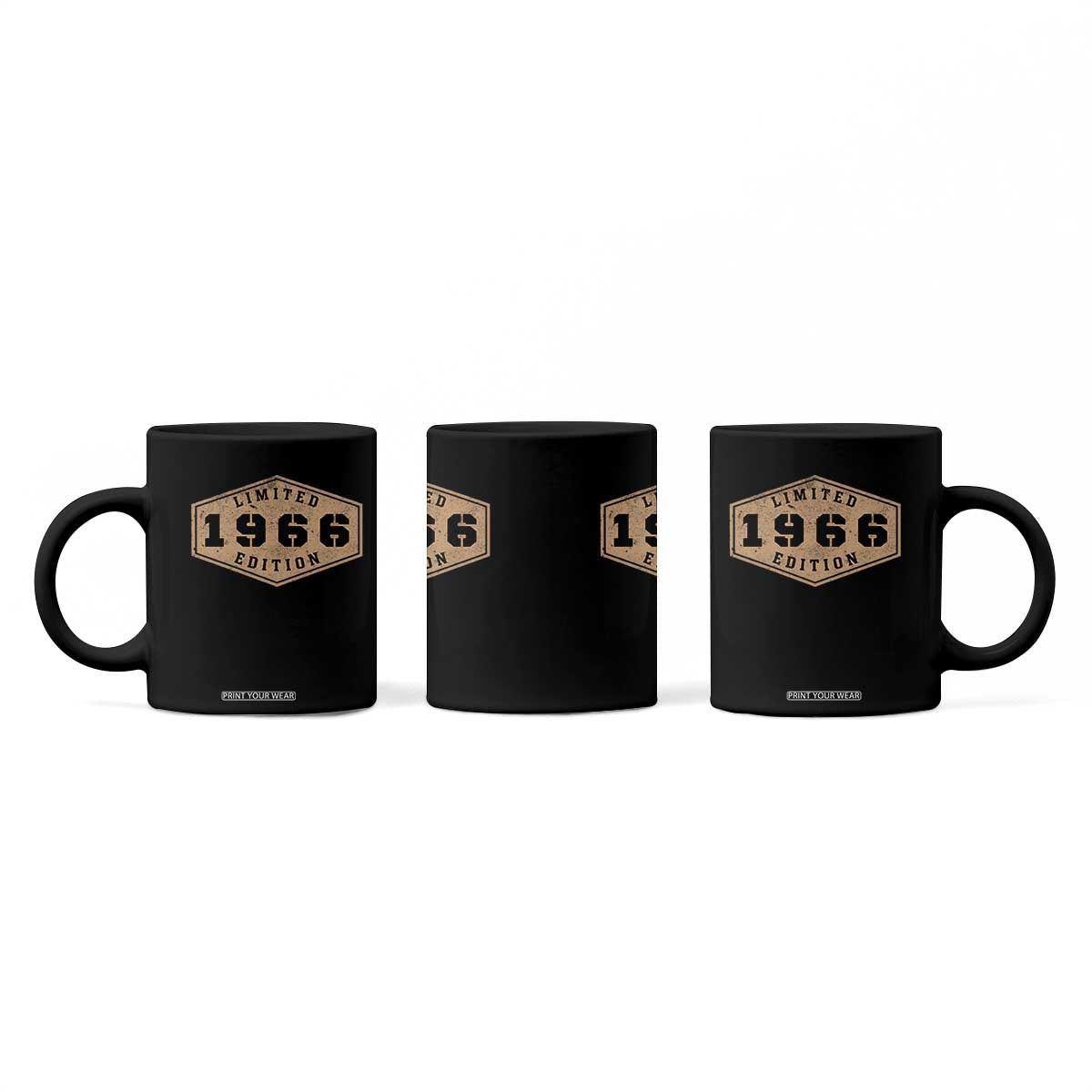 60th Birthday Coffee Mug 1966 Limited Edition Gifts For Turning 60 TS11 Print Your Wear