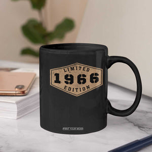 60th Birthday Coffee Mug 1966 Limited Edition Gifts For Turning 60 TS11 Print Your Wear