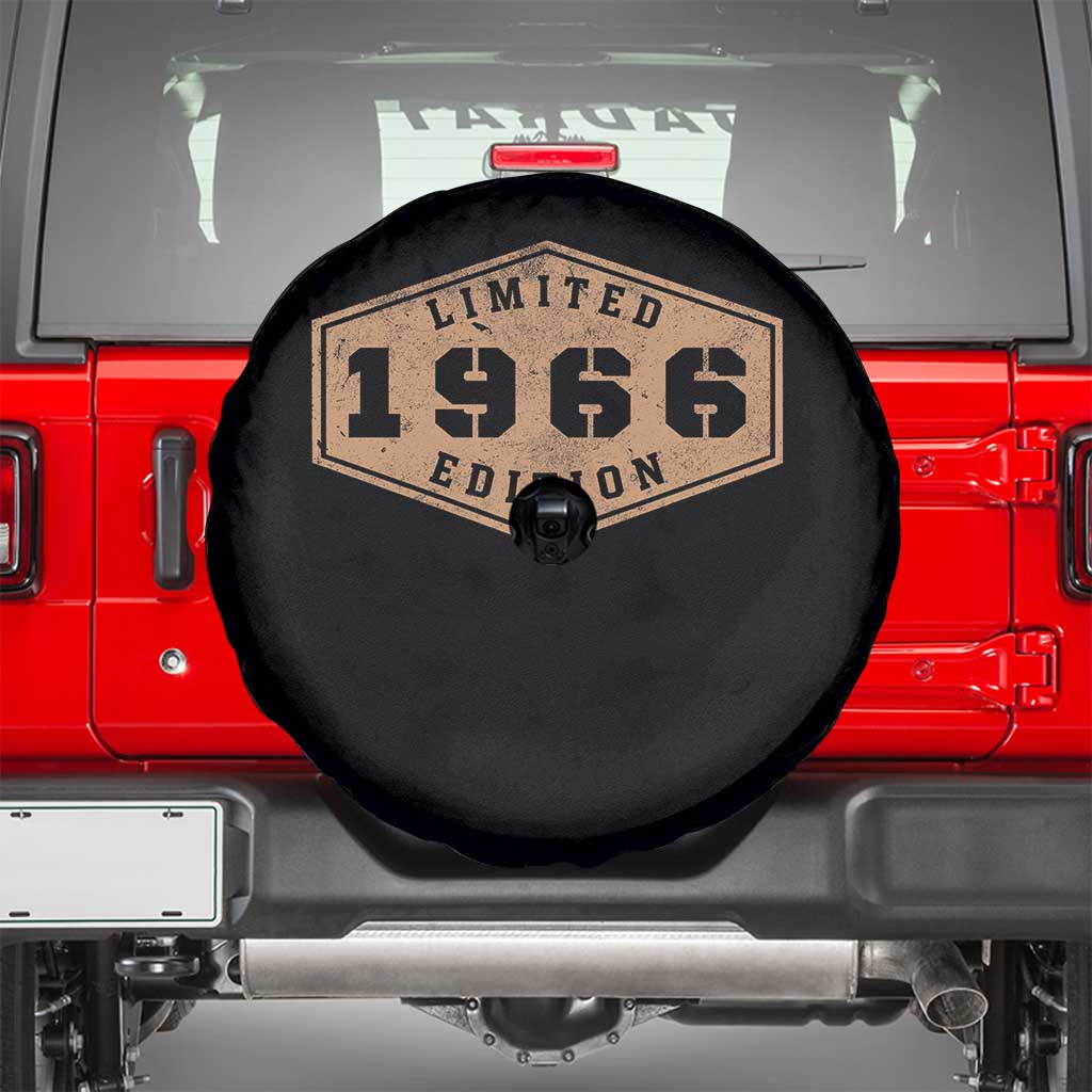 60th Birthday Spare Tire Cover 1966 Limited Edition Gifts For Turning 60 TS11 Black Print Your Wear