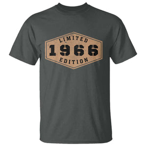 60th Birthday T Shirt 1966 Limited Edition Gifts For Turning 60 TS11 Dark Heather Print Your Wear