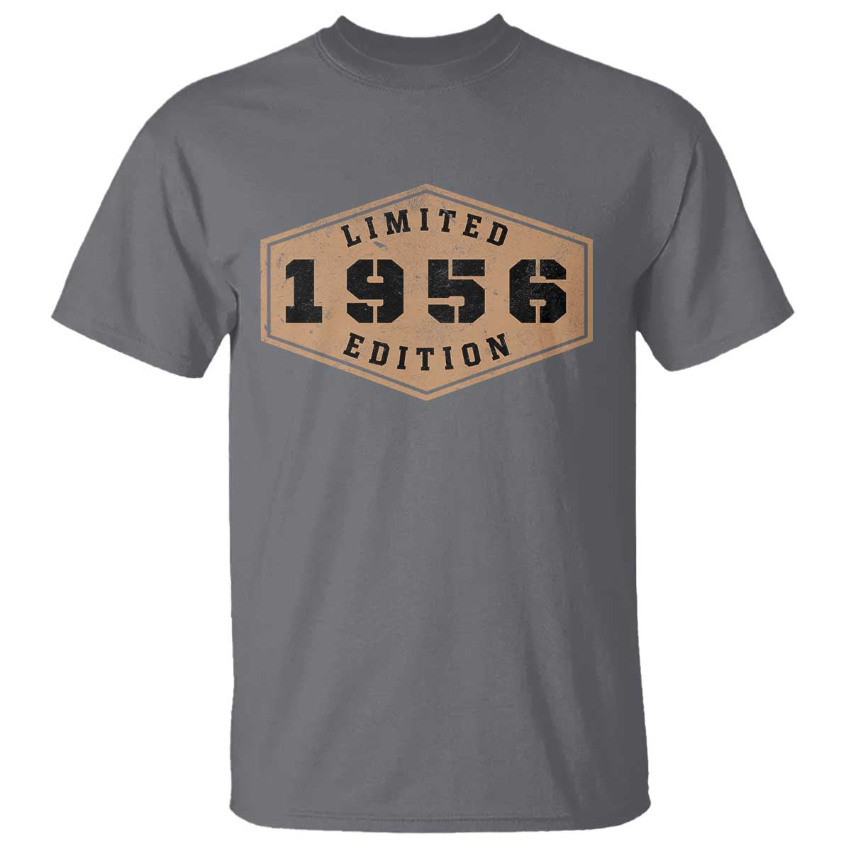 70th Birthday T Shirt 1956 Limited Edition Gifts For Turning 70 TS11 Charcoal Print Your Wear
