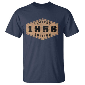 70th Birthday T Shirt 1956 Limited Edition Gifts For Turning 70 TS11 Navy Print Your Wear