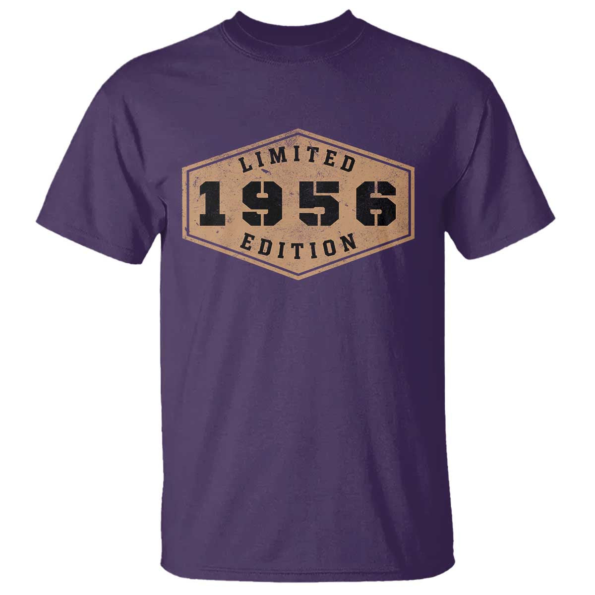 70th Birthday T Shirt 1956 Limited Edition Gifts For Turning 70 TS11 Purple Print Your Wear