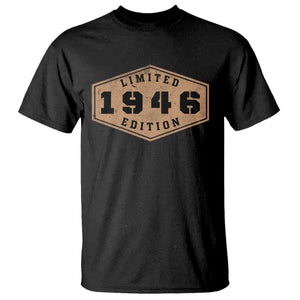 80th Birthday T Shirt 1946 Limited Edition Gifts For Turning 80 TS11 Black Print Your Wear