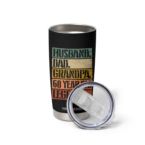 Husband Dad Grandpa 60 Year Old Legend Tumbler Cup Funny 60th Birthday Fathers Day TS11 Print Your Wear