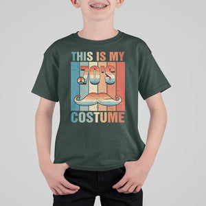70s Styles T Shirt For Kid This Is My 70's Costume 1970s Outfit Retro Vintage Disco TS11 Dark Forest Green Print Your Wear